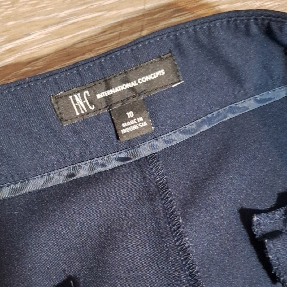 INC Navy  Pants - Picture 2 of 4
